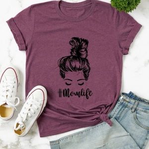 Shein #mom life tee shirt